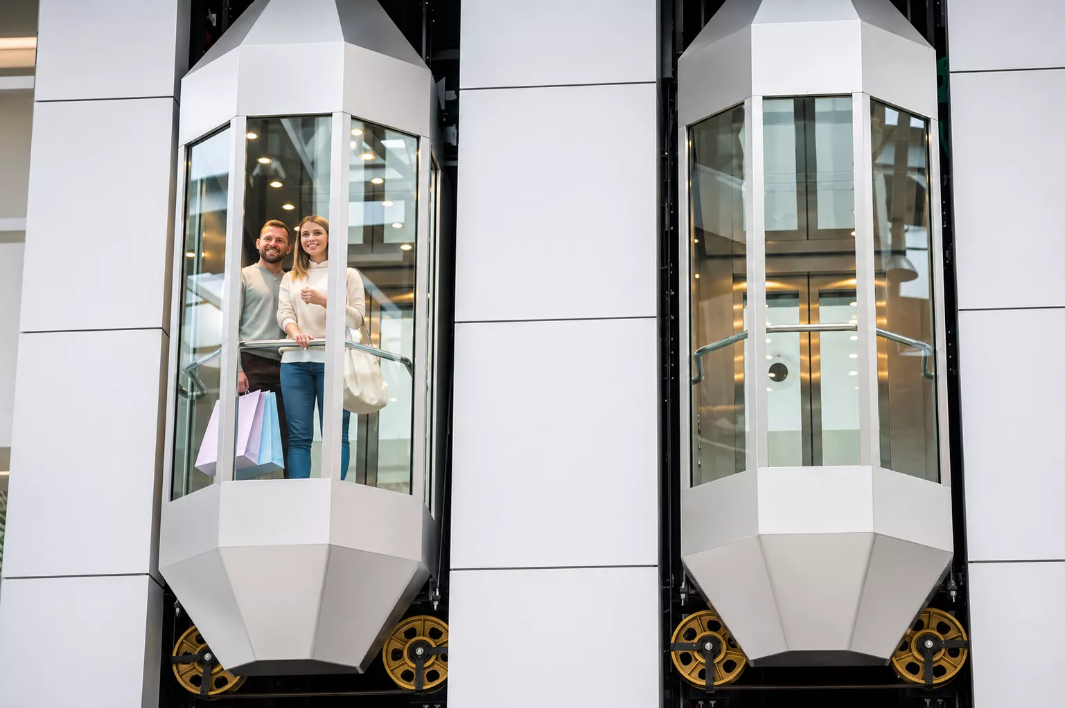 Hydraulic elevator system installed by Revotek Elevators